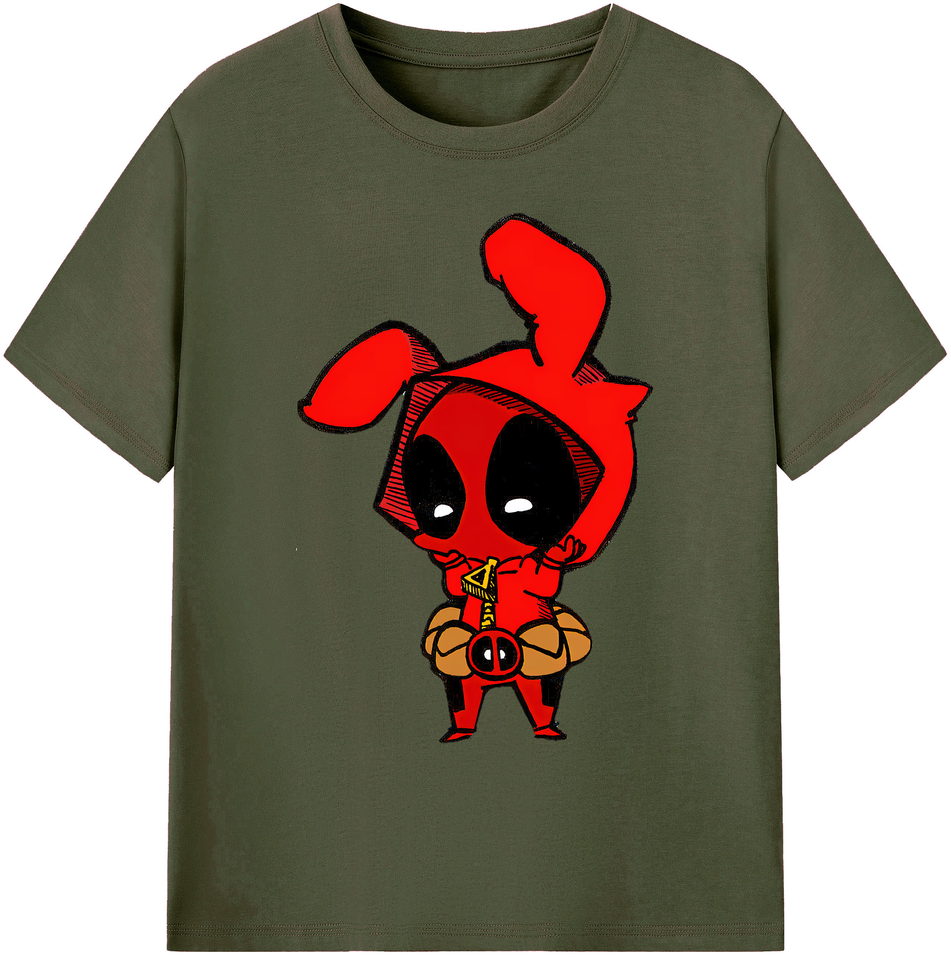（画像用） Deadpool デッドプール 綿100％ メンズ半袖Tシャツ｜肌触りやわらか＆通気性